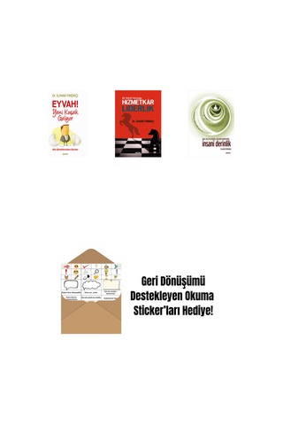 Eyvah Yeni Kuşak Geliyor + Hizmetkar Liderlik Cep Boy + İnsani Derinlik + Okuma Sticker'ları