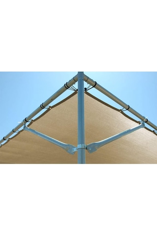 %95 Güneş Geçirmez Gölgelik File, Gölgeleme Tülü, Çit Filesi, Balkon Gölgeliği 2x3 M2 -krem Çok Renkli