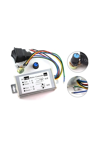 Dc 60v 20a Dc Motor Sürücü Pwm Hız Kontrol Ileri Geri Yön Anahtar