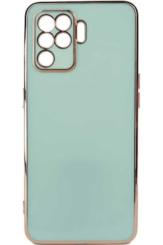 Oppo Reno 5 Lite Parlak Kenarli Bark Silikon Kilif 547680963