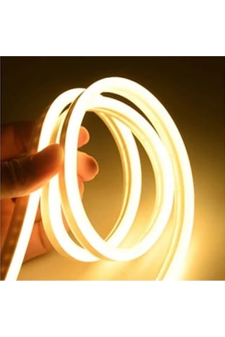 Neon Led 12 Volt Gunışığı Işık Dış Mekan 7 Metre
