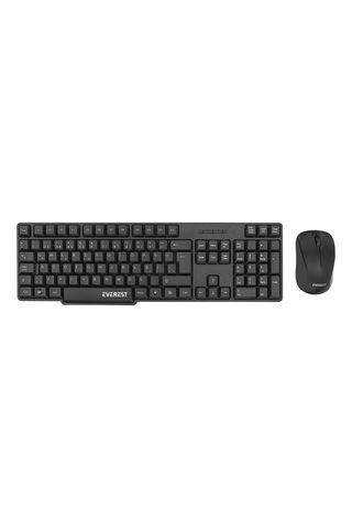 Everest Km-6852 Siyah Usb Kablosuz Combo Q Standart