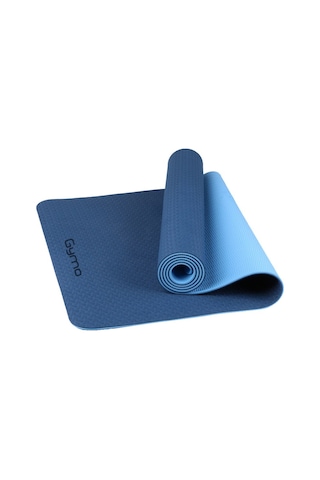 Gymo Ekolojik 6Mm Tpe Yoga Matı Pilates Minderi Mavi