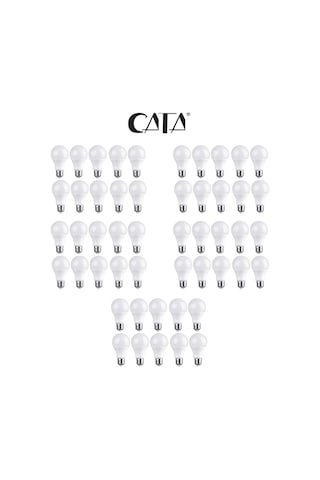 Ct-4277 9w Led Ampul Beyaz Işık 740lm 6500k 50 Adet