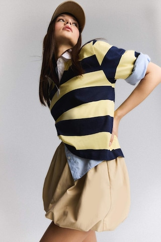 DeFacto Balloon Fit Yüksek Bel Tafta Terry Cotton Mini Etek E6715AX25SPBG793