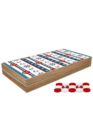 Klasik Marine Tavla Ürün Ölçüleri A : 48.0cm X 24.0cm X 6.5cm