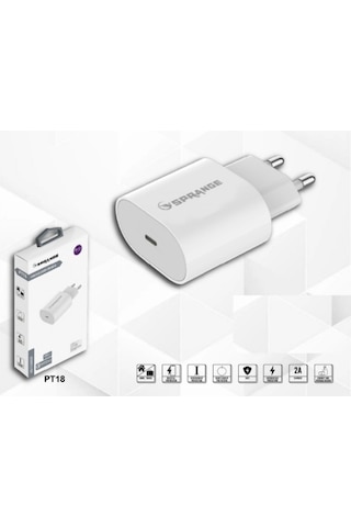 Sprange Pt18 Type-C Şarj Başlığı