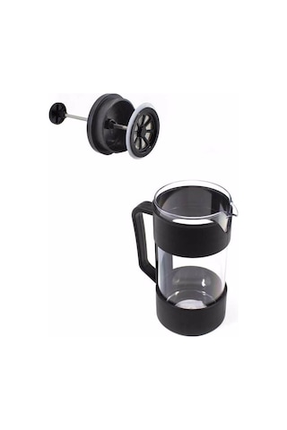 Mulier French Press 400 ml - Filtre Kahve ve Bitki Çayı İçin Siyah