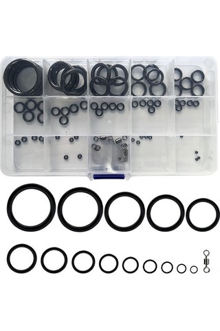 Springsun Seramik Levha İçeren Olta Rehber Halkaları Seti - Dayanıklı, Kolay Kurulum, Doğru Atış İçin Olta Aksesuarı Siyah, 80 Adet/kutu