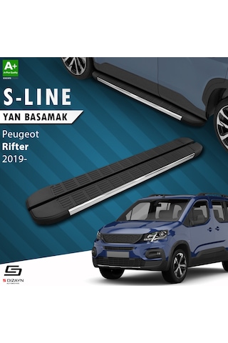 S-dizayn Peugeot Rifter S-line Krom Yan Basamak 203 Cm 2019 Üzeri