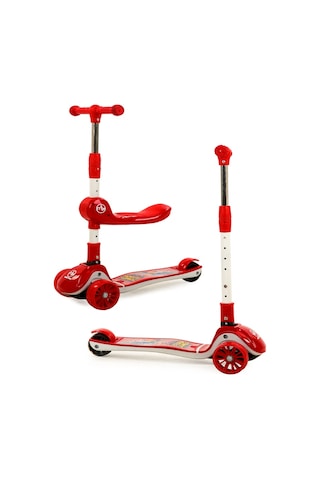 Maxi Taxi Zoomy Oturaklı Işıklı Katlanabilir Scooter
