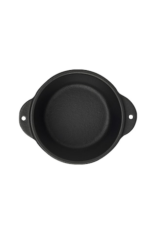 Lava Döküm Yuvarlak Sufle / Sos Kabı. Çap(Ø)8cm.