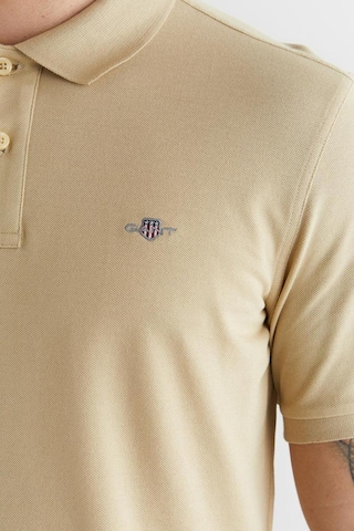 Gant Erkek Bej Regular Fit Logolu Polo Yaka T-shirt-14699