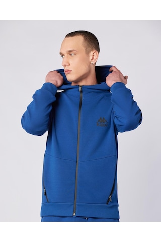 Kappa Fabio Full Zip Erkek Dark Tone Regular Fermuarlı Eşofman Üstü