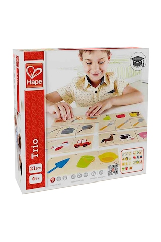 Üçlü / Benzer Nitelikteki Görselleri Ilişkilendirme Oyunu Ahşap