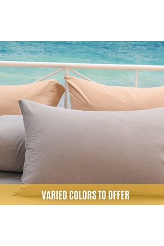 Ximistore9 100% Pamuk Yastık Kılıfı, Envelope Tipi, 50x75 Cm, Yıkama Kolay, Konforlu, Siyah Mavi, Yatak Odası Tekstili Diğer