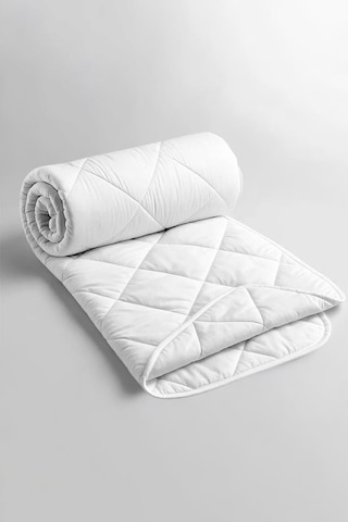 Niron Tek Kişilik Yorgan 155x215 Mikrofiber Kumaş, 200 G/m² Silikon Elyaf Dolgu Beyaz