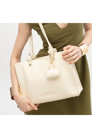 Sisley Bej Omuz Çantası Kadın Sly 414 Sısley