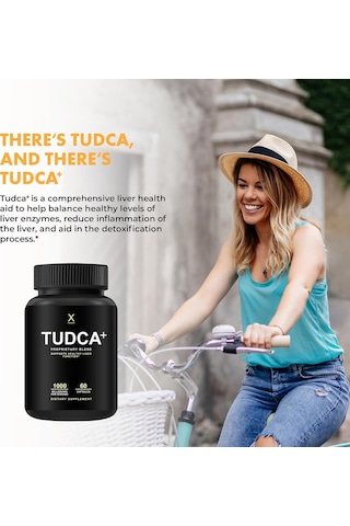 Humanx Store Tudca+ 1000mg Bile Salts Liver Support Gallbladder Cleanse Tauroursodeoxycholic 60 Caps
