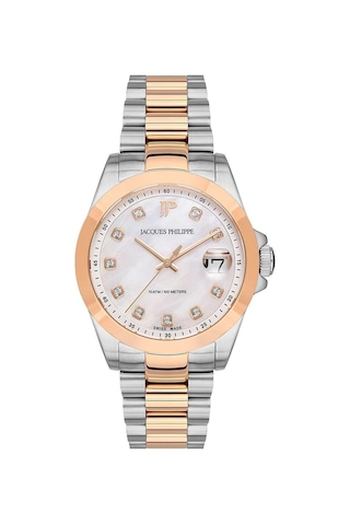 Jacques Philippe Jpqls347388 Swiss Made Kadın Kol Saati Gri - Rose Gold