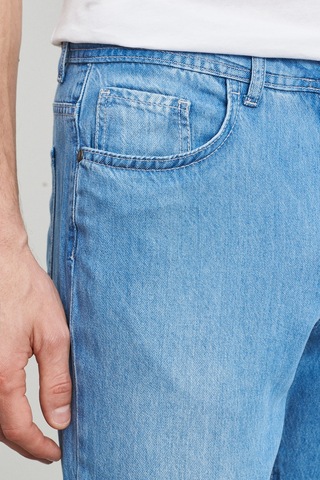 AC&Co / Altınyıldız Classics Erkek Açık Mavi Comfort Fit Rahat Kesim Trend Slim Tencel Denim Jean Kot Pantolon 4A0122200110amv33 Açık Mavi
