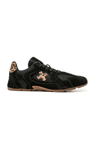 Sneaker Günlük Kadın Rc-25y-187-mıu1912 John May Siyah Süet Siyah Süet Siyah