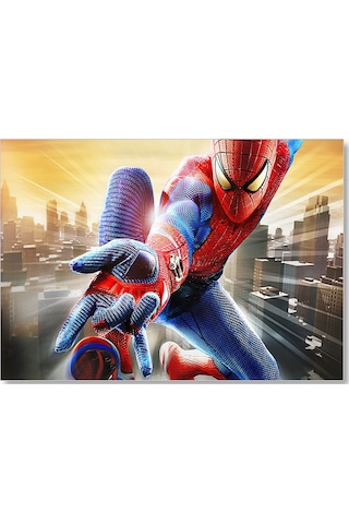 Cakasepetim The Amazing Spider-man 2 Ağ Atışı Ahşap Mdf Tablo