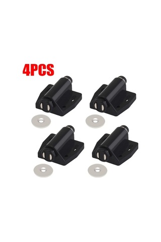 Ulzyvf Siyah Rebounder Mobilya Kapı Kapı Kapatıcı Gardırop Dolap Zl