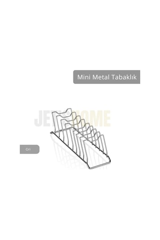 Jet's Home Tezgah U Stu Tabaklık Paslanmaz Tabak Tutucu Bulas Iklık Metal Bulas Ik Sepeti Krom Krom