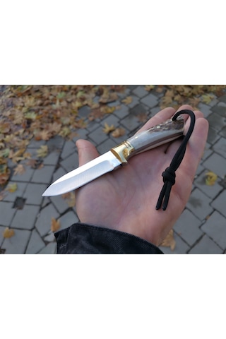 A. K. Mini Kamp Bıçağı (Geyik) Kemik