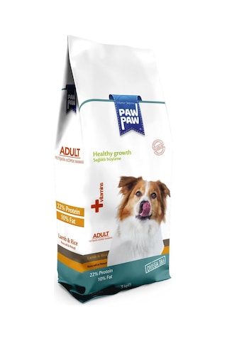 Paw Paw Kuzu Etli ve Pirinçli Yetişkin Köpek Maması 3 KG