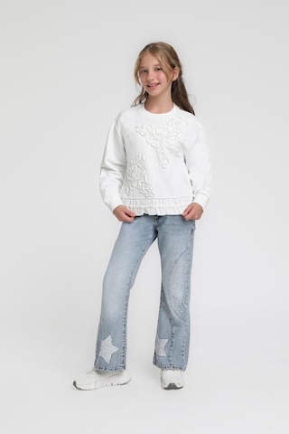 Xo Kids Kız Çocuk Sweatşirt 5-9 Yaş 36075 Beyaz