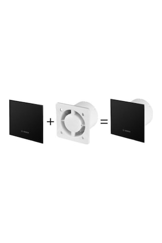 Bosch DP100 GB Dekoratif Panel Parlak Siyah - Fan 1700 WS 100 için