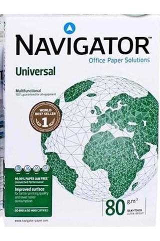 Navigator A4 Fotokopi Kağıdı 80 Gr. 1 Paket 500 Sayfa