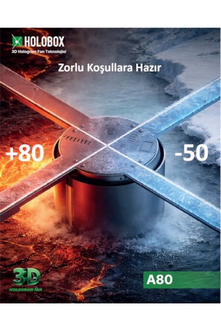 Holobox A80 Dış Mekan 3d Hologram Fan