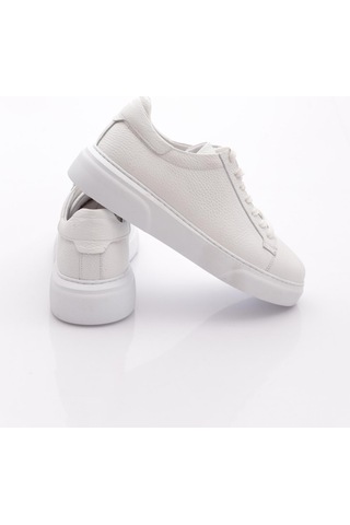 Dgn Leo Erkek Sneakers Ayakkabi Beyaz Floater Beyaz