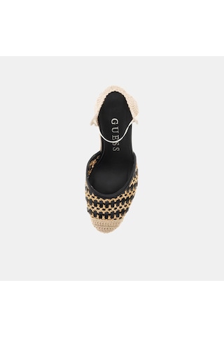 Guess Kadın Charmi Hasır Sandalet Fljnamfab04 Siyah