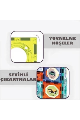 52 Parça Manyetik Blok Seti İle Eğlenceli Stem Oyunu