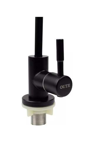 Oute İçeme Suyu Filtresi İçin Paslanmaz Çelik İnce Akışlı Musluk 230617056 Siyah