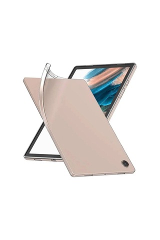 Galaxy Tab A9 Kılıf Uyumlu Zore Tablet Süper Silikon Kapak-renksiz Tablet Kılıfı