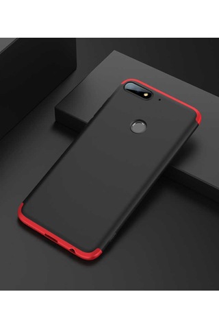 Huawei Y7 2018 Kilif Kamera Çikintili 360 Tam Koruma Ays 562164579
