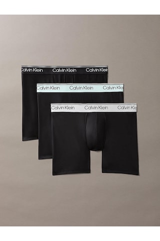 Calvin Klein Erkek 3'lü Brief Boxer Seti-15041 Siyah