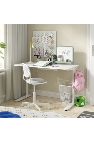 Ikea Relatera Yazı Tahtası, Açık Gri-yeşil, 37x9x37 Cm