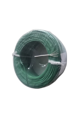7 Damarlı Kalaylı Tam Bakır Montaj Kablosu 0.22 Mm 100 Metre - Yeşil