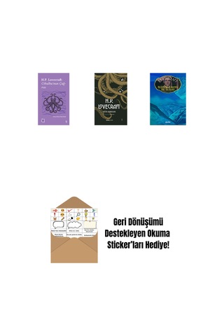 Everest Açıkhava 6 - Cthulhu Nun Çağrısı + H.p. Lovecraft - Bütün Romanları Ciltli + Bilinmeyen Kadath'a Düş Yolculuğu + Okuma Sticker'ları