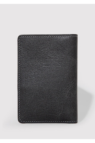 Mavi - Siyah Deri Cüzdan 0911624-900 Siyah