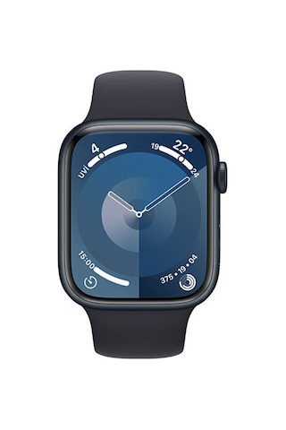Apple Watch Series 9 GPS 45 MM Alüminyum Kasa Spor Kordon S/M Akıllı Saat (Apple Türkiye Garantili)