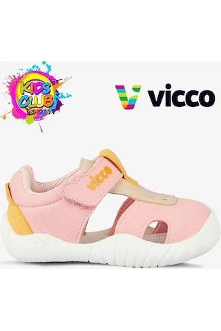Vicco Puko 950.e26y.189 Kız Çocuk Sandalet Pudra 19-23