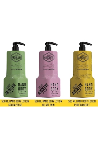 Nano Absolute Hand & Body Lotıon Green Peace Yeşil 500 Ml / Nano Absolute El Ve Vucüt Losyonu