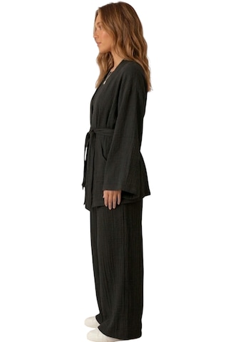 Estewoman Pamukestewomanfashion Müslin İkili Takım M/l siyah